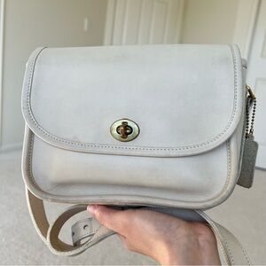Coach Collegiate Bag #9815  in Bone color Made in USA